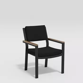 Стул Gardenini Bella карбон черный