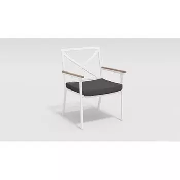 Стул Gardenini Calma белый антрацит