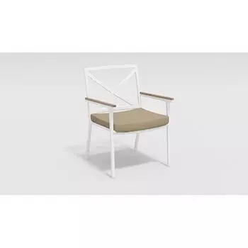 Стул Gardenini Calma белый бежевая