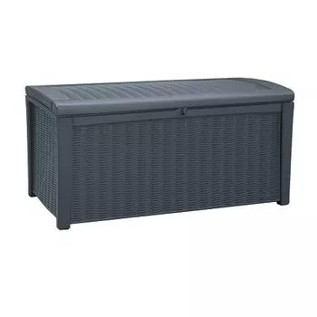Сундук Keter Borneo-Raund Rattan 416L графит