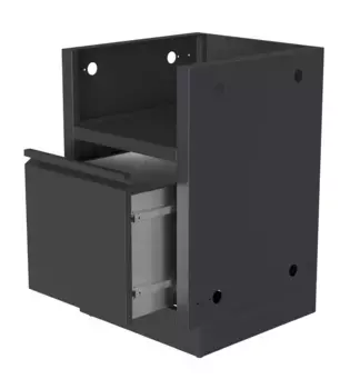 Тумба-основание боковой горелки Napoleon с большим выдвижным ящиком черная