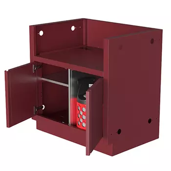 Тумба-основание гриля BIG32/BI32 с 2-мя дверцами красная