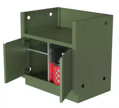 Тумба-основание гриля Broil King Baron 420 Bi 2-я дверями зелёная