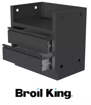 Тумба-основание гриля Broil King Baron 520 Bi с 2-я выдвиж. ящ чёрный