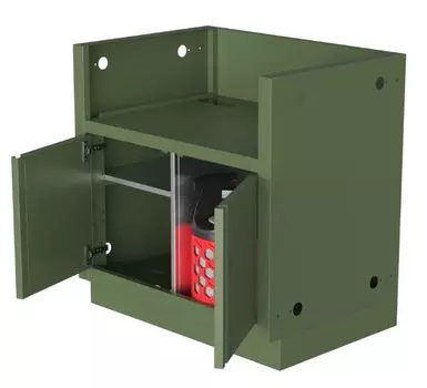 Тумба-основание гриля Broil King Baron 520 Bi 2-я дверями зелёная