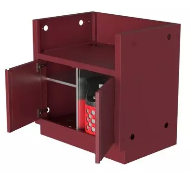 Тумба-основание гриля Broil King Baron 520 Bi 2-я дверями красная