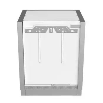 Тумба под встраиваемый холодильник с фасадом