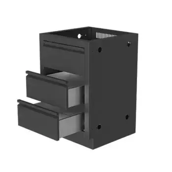 Тумба с 2-мя выдвижными ящиками 610 черная