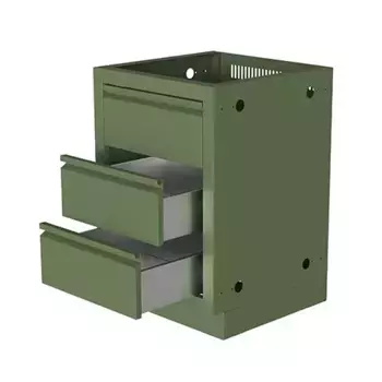 Тумба с 2-мя выдвижными ящиками 610 зеленая