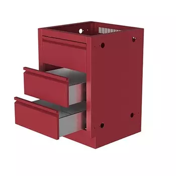 Тумба с 2-мя выдвижными ящиками 860 красная