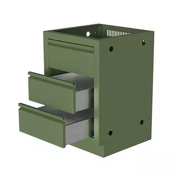 Тумба с 2-мя выдвижными ящиками 860 зеленая