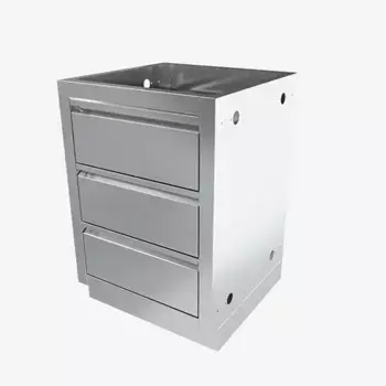 Тумба с 3-мя выдвижными ящиками 870