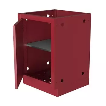 Тумба универсальная с дверцей 610 красная