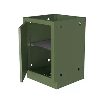 Тумба универсальная с дверцей 610 зеленая