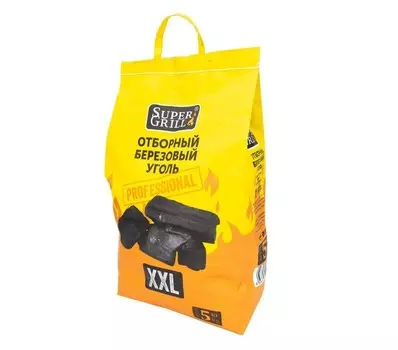 Уголь древесный 5кг Super Grill