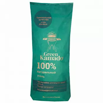 Уголь дубовый Green Kamado 9 кг