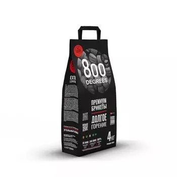 Угольные брикеты 4 кг 800 Degrees professional
