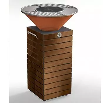 Угольный гриль-очаг PREMIUM BLANK 750 дровяной