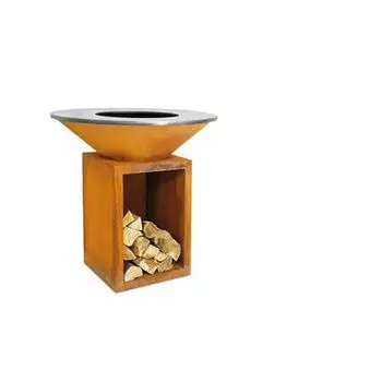 Угольный гриль Ofyr Classic Storage 100 с поленницей дровяной