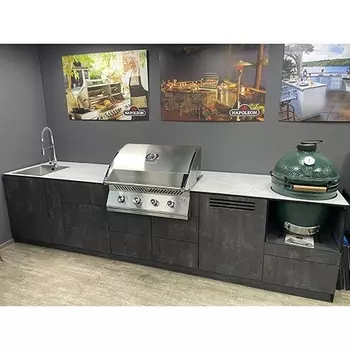 Выставочный образец уличной гриль-кухни Whogrill HPL