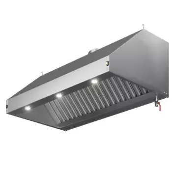 Зонт вытяжной S1 с подсветкой 800 х 800