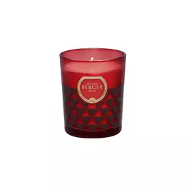 Аромасвеча "Грани" бордо "Амбровая вуаль", 180 г