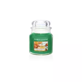 Аромасвеча в стеклянной банке средняя Вечер на свежем воздухе