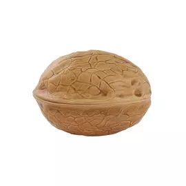 Блюдо для горячего с крышкой Bordallo Pinheiro "Орехи" 32см (Грецкий орех), керамика