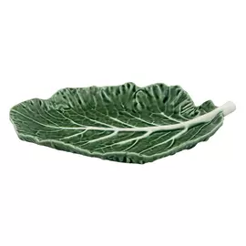 Блюдо для закусок Bordallo Pinheiro "Капуста" 28см, керамика