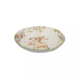 Блюдо круглое Certified Int. "Пятнистый заяц" 33х7,5см