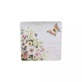 Блюдо квадратное Certified Int. "Весенний луг" 32х32см