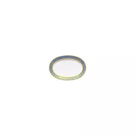 Блюдо овальное 35см "Кобальтовая сетка" "Молодёжная"