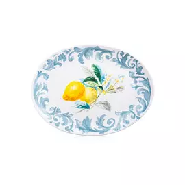 Блюдо овальное Certified Int. "Лимоны" 40x30см