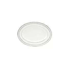 Блюдо овальное Noritake "Монтвейл, платиновый кант" 31см