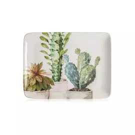 Блюдо прямоугольное Certified Int. "Кактусы" 40х30см
