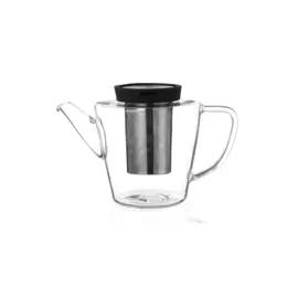 Чайник заварочный 1л с ситечком "Infusion" (чёрный)