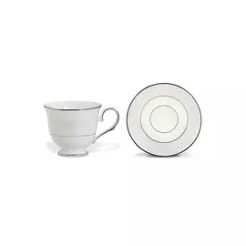 Чашка чайная с блюдцем Lenox "Чистый опал" 180мл