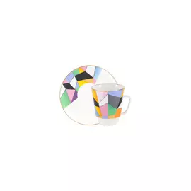 Чашка чайная с блюдцем Майская Движение 1