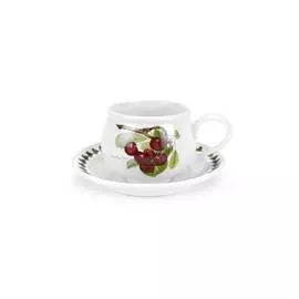 Чашка чайная с блюдцем Portmeirion "Помона.Вишня" 200мл