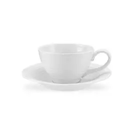 Чашка для завтрака с блюдцем Portmeirion "Софи Конран для Портмейрион" 600мл (белая)