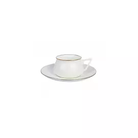 Чашка с блюдцем "Золотой кантик" "Билибина 1"