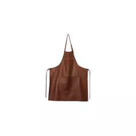 Фартук Dutchdeluxes "Zipper", натуральная кожа, коричневый