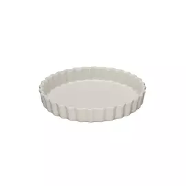 Форма рифленая для выпечки 28см Le Creuset керамика,кремовыйи,для духовки (Creme)