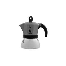 Гейзерная кофеварка Bialetti Moka Induction, серая 6 чашек