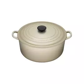 Кастрюля 28см 6,7л Le Creuset (миндальный)