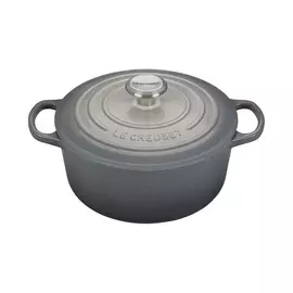 Кастрюля 4,2л,24см Le Creuset чугун,серый,для индукции,духовки (Ombre Grey)