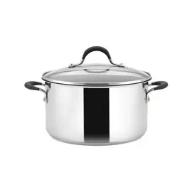 Кастрюля с крышкой Circulon "Momentum" 5,7 л, d24 см антипригарная, сталь, для индукции, духовки