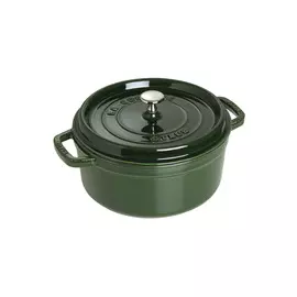 Кастрюля Staub 24см 3,8л (зеленый базилик)