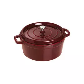 Кастрюля Staub 28см 6,7л (гранатовый)