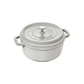 Кастрюля Staub Белый Трюфель 24см 3,8л